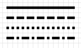 Pen dash style